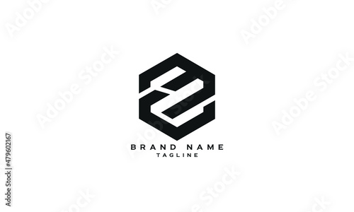 HUM, MHU, UHM, Abstract initial monogram letter alphabet logo design