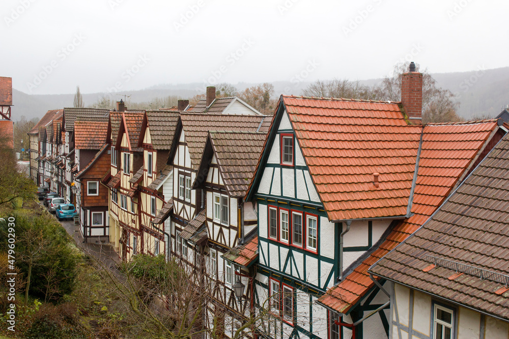 The Town of Bad Sooden Allendorf in the Werra Valley in Germany The Town of Bad Sooden Allendorf in the Werra Valley in Germany