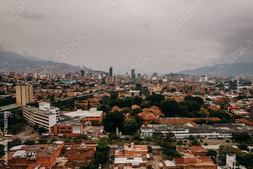 Aerial view Medellin, Colombia © Vasile