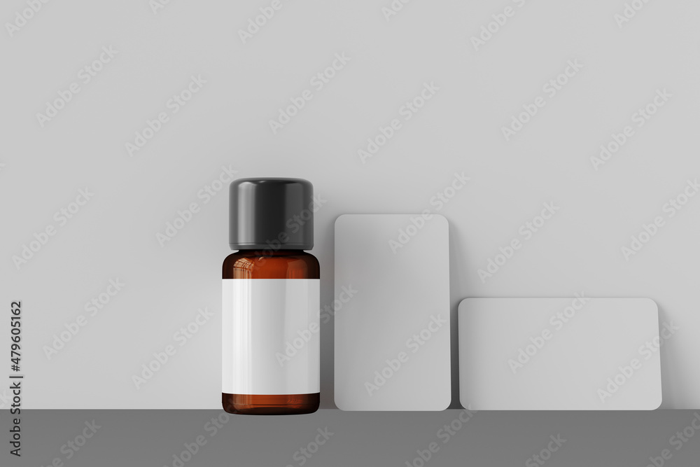 Amber Glass Cosmetic Bottle Amber Glass Cosmetic Bottle
