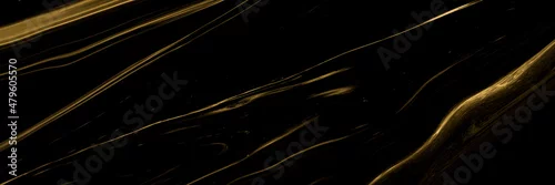 Panel kuchenny z motywem Marble texture wall surface black gold ink pattern graphic  background granite abstract light elegant grey for do floor plan ceramic counter texture tile black yellow background natural for paper.