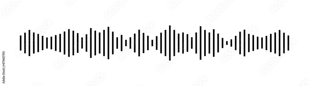 Voice record icon. Voice message. Audio wave. Vector line icon for Business and Advertising Voice record icon. Voice message. Audio wave. Vector line icon for Business and Advertising
