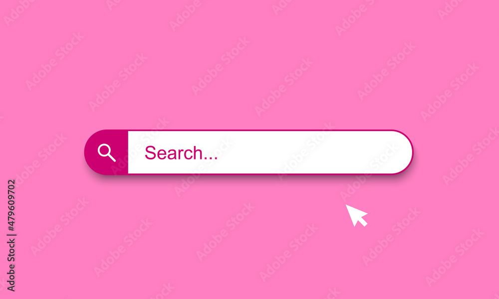 Search bar design element. Search Bar for UI. Vector illustration Stock ...