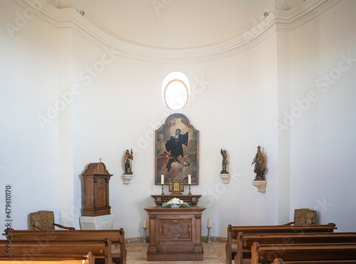 Interior of the Terézia Cha...