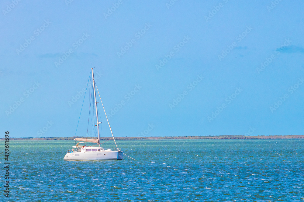 Luxury travel with yacht on Holbox island turquoise water Mexico. Luxury travel with yacht on Holbox island turquoise water Mexico.