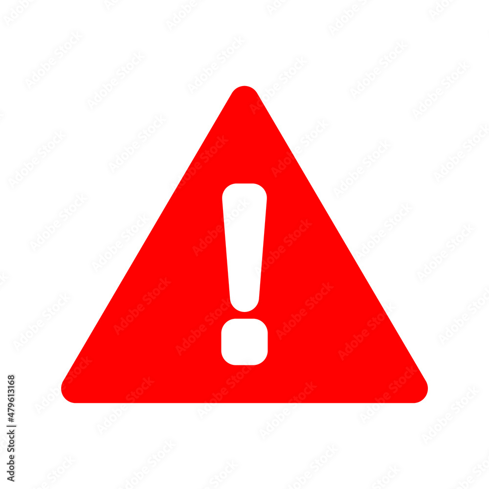 Warning icon. Attention icon. Danger symbol. Vector illustration of eps 10 with a white background Warning icon. Attention icon. Danger symbol. Vector illustration of eps 10 with a white background