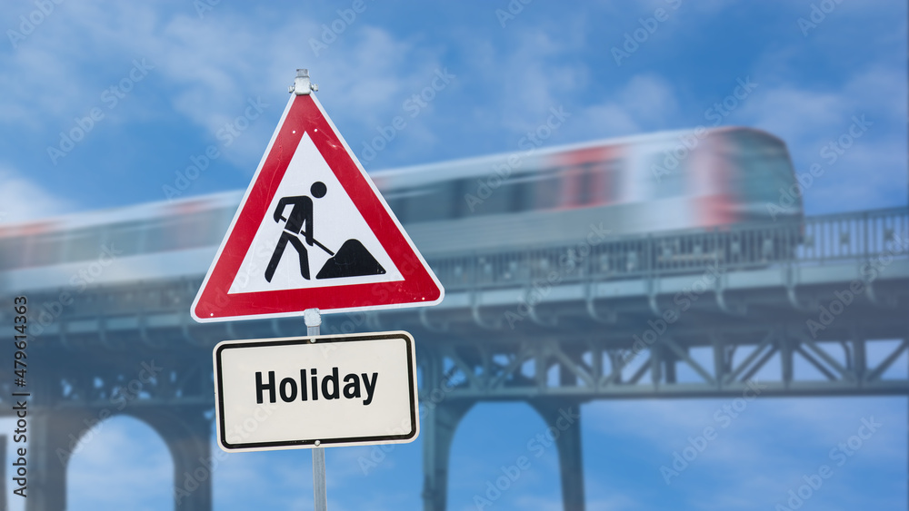 Street Sign to Holiday