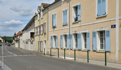 La Chaussee d Ivry  France - june 23 2021 : picturesque village © PackShot