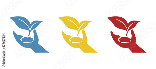 nature protection, plants important aspect of life vector illustration