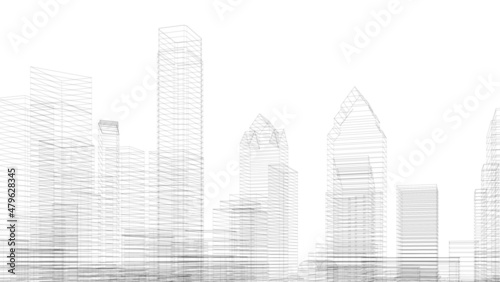 Wallpaper Mural city skyscrapers Torontodigital.ca