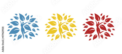 nature protection, plants important aspect of life vector illustration