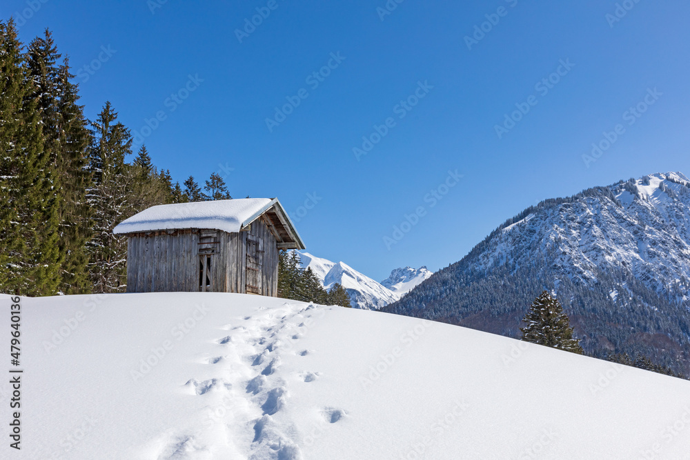 Allgäu - Winter - Stadel - Oberstdorf - Schnee