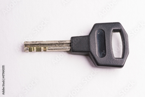 Car key isolated on white © Mitch Shark