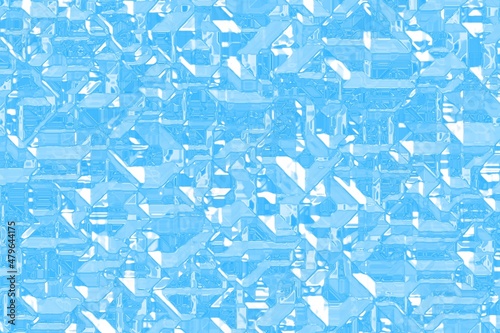 creative light blue computer crystal template computer art texture or background illustration