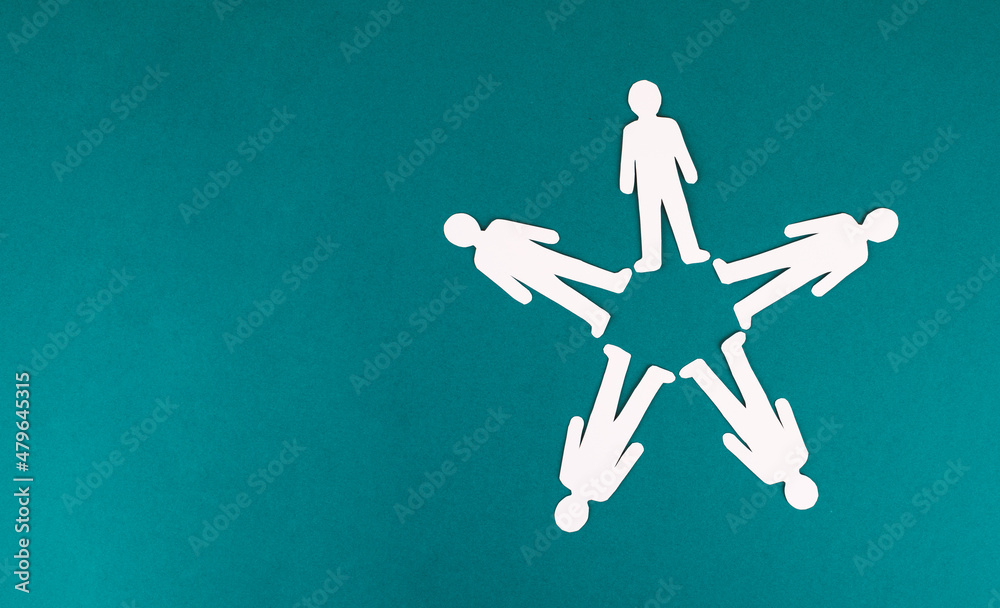 People standing in a circle, teamwork, multiculture communication, friendship, human equality People standing in a circle, teamwork, multiculture communication, friendship, human equality