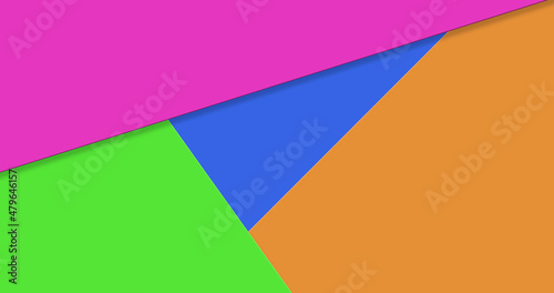 Free Download Abstract background with geometric layers for banner concept - GFXLoad