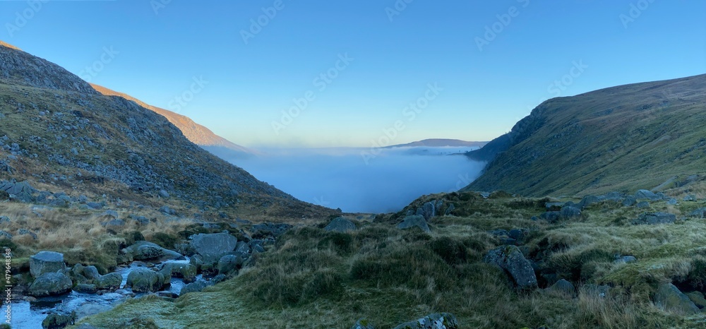 Glendalough in the clouds
