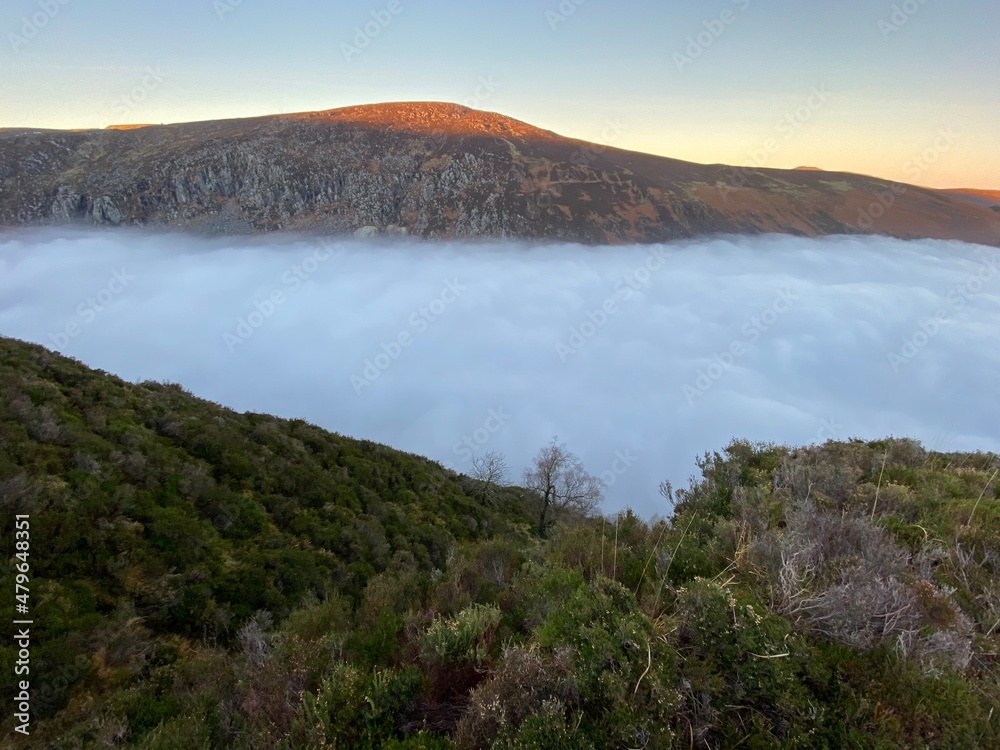 Glendalough in the clouds Glendalough in the clouds