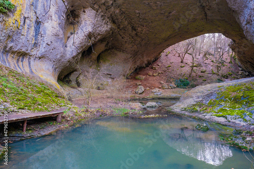 Natural stone phenomenon- God`s bridge in Bulgaria