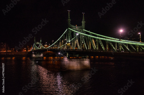 Fototapeta Naklejka Na Ścianę i Meble -  Most bridge Budapest Budapeszt