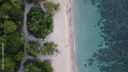 Wallpaper Mural Beautiful beach in caribbean coast Costa Rica Torontodigital.ca