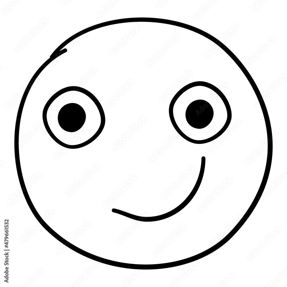 Doodle emoji. Doodles image pictogram, Smile emotion funny face, happy fun emoticon line icon, sad hand drawn, neat outline isolated vector illustration. Illustration of emotion face expression Doodle emoji. Doodles image pictogram, Smile emotion funny face, happy fun emoticon line icon, sad hand drawn, neat outline isolated vector illustration. Illustration of emotion face expression