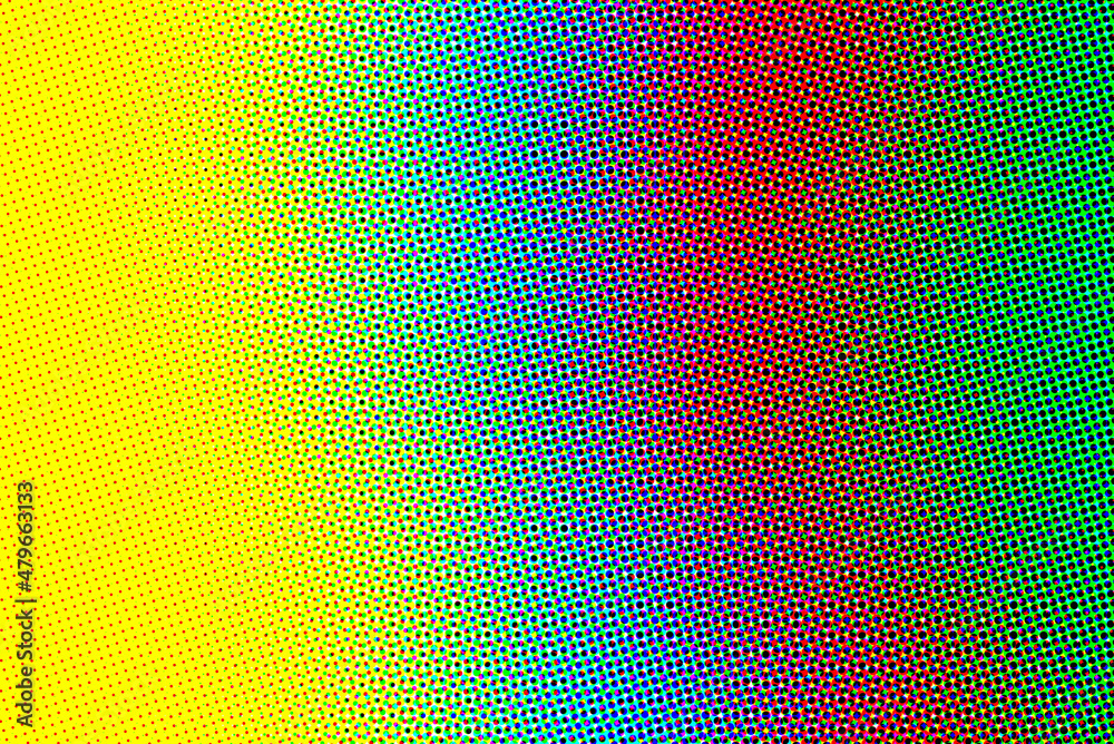 Color Halftone - abstract background