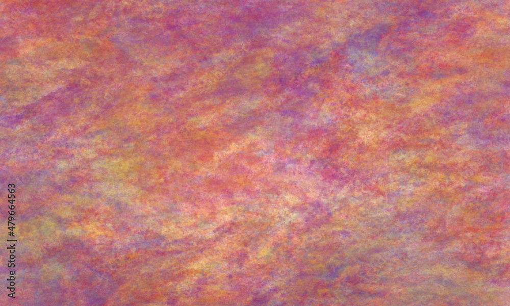 Watercolor background in pink, yellow, purple, green, blue and orange tones. Copy space, horizontal banner.	