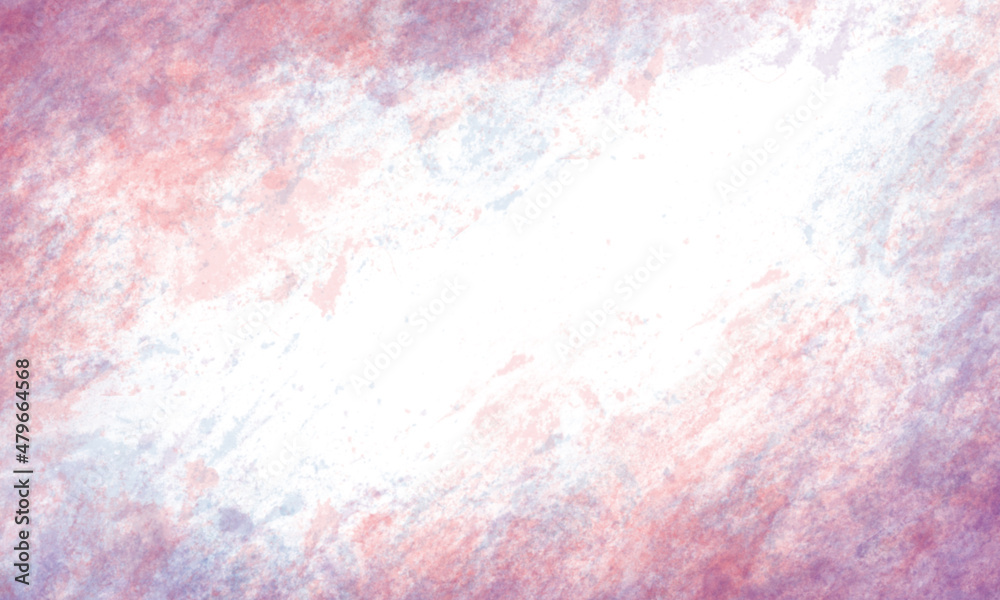 Watercolor background in pink, yellow and purple tones. Copy space, horizontal banner.	