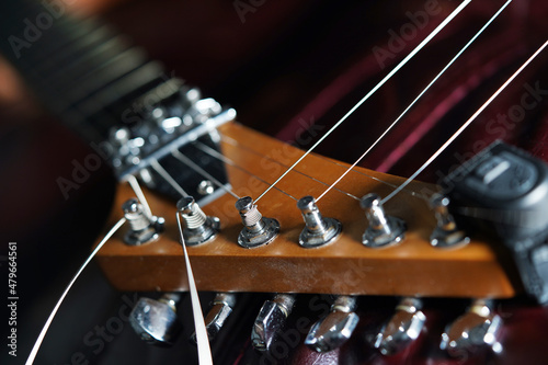 Guitar wallpaper. Musical instrument. Performance. Art. Strings. Electric guitar closeup detail. Music. Play. Wooden vintage guitar. Ukulele 