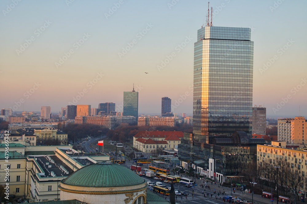 Naklejka premium Warsaw