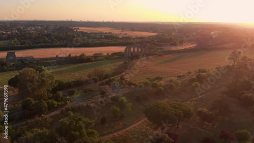 AERIAL VIEW APPIA WAY IN ROME