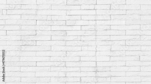 White brick wall texture used for background design.