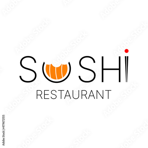 japanese Sushi restaurant logo design inspiration
