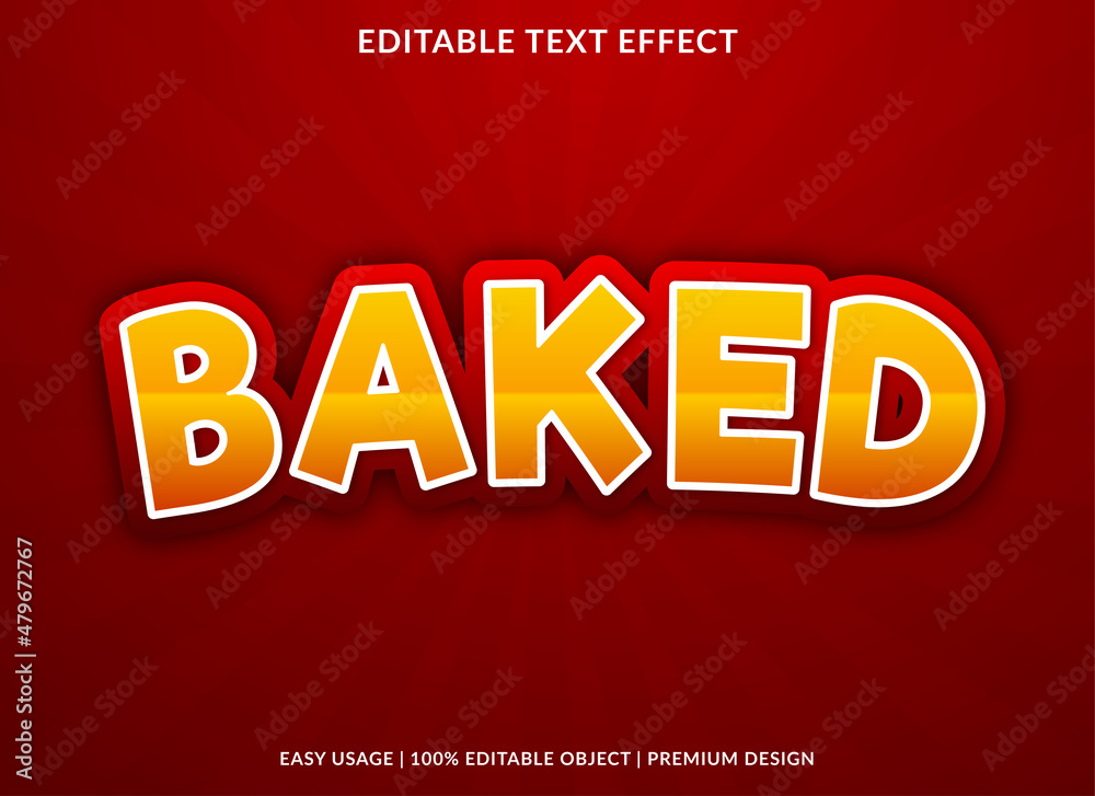 baked text effect template with bold and abstract style use for business brand and logo baked text effect template with bold and abstract style use for business brand and logo