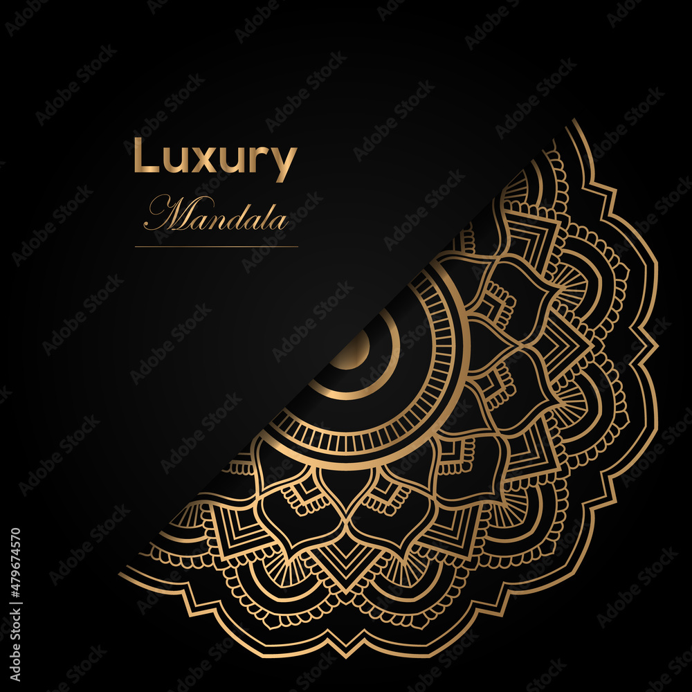 Luxury floral mandala background. ornamental design Luxury floral mandala background. ornamental design