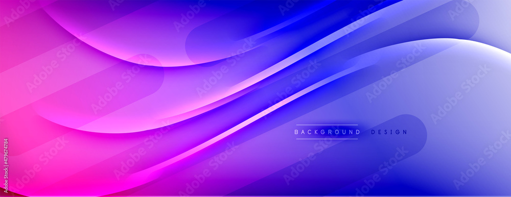 Abstract background - lines composition created with lights and shadows. Technology or business digital template. Trendy simple fluid color gradient abstract background with dynamic Abstract background - lines composition created with lights and shadows. Technology or business digital template. Trendy simple fluid color gradient abstract background with dynamic
