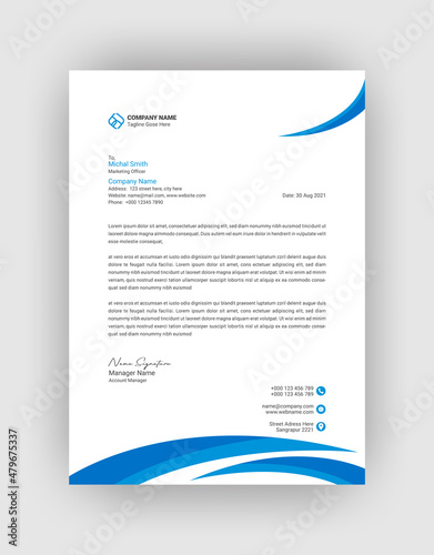 letterhead template design for your business