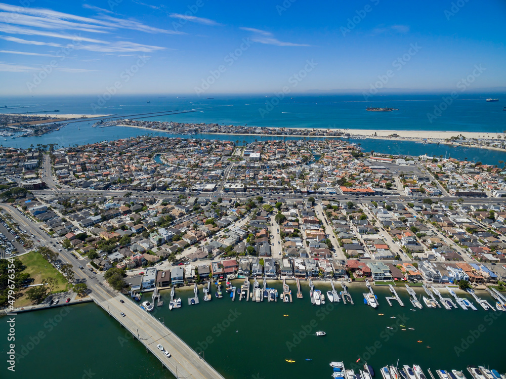 Obraz premium Aerial view of mothers beach