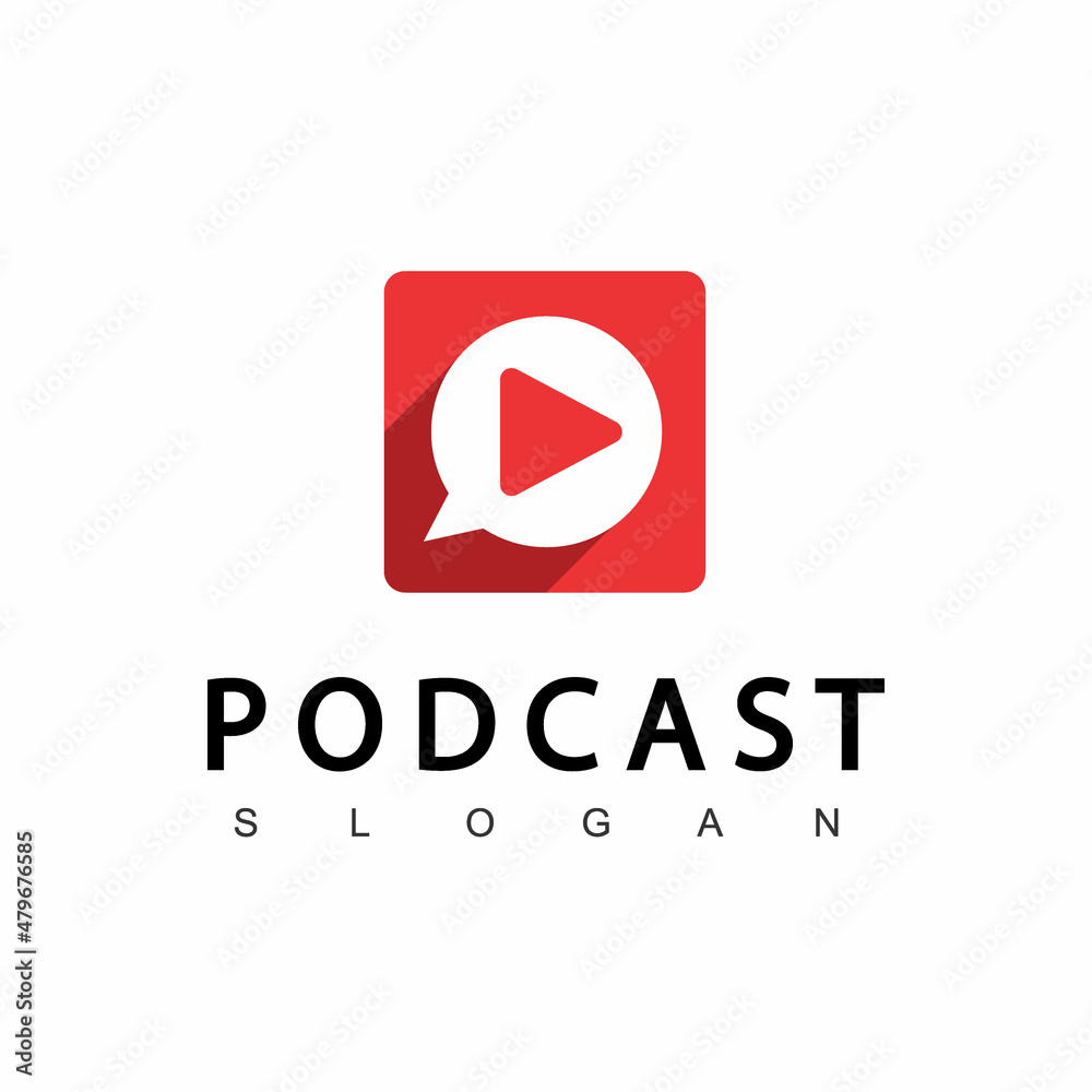 Podcast Channel Or Radio Logo Design Template Podcast Channel Or Radio Logo Design Template