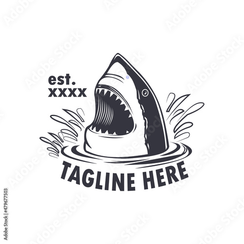 shark logo vector ready eps  format