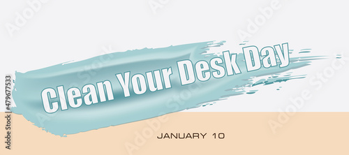 Card Clean Your Desk Day