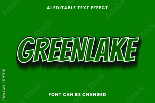 Greenlake Text Effect