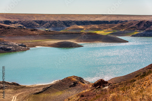 reservoir in the desert