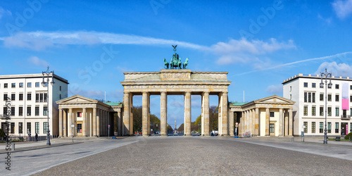 Berlin Brandenburger Tor Gate in Germany copyspace copy space panorama photo