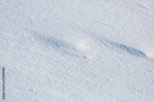close-up of snowy surface and flakes background