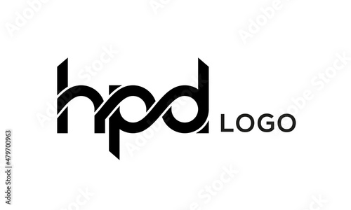 Letter HPD creative logo design vector photo