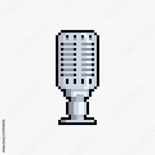 Microphone pixel art