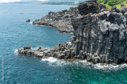 Columnar joint in jeju. 제주, 주상절리
