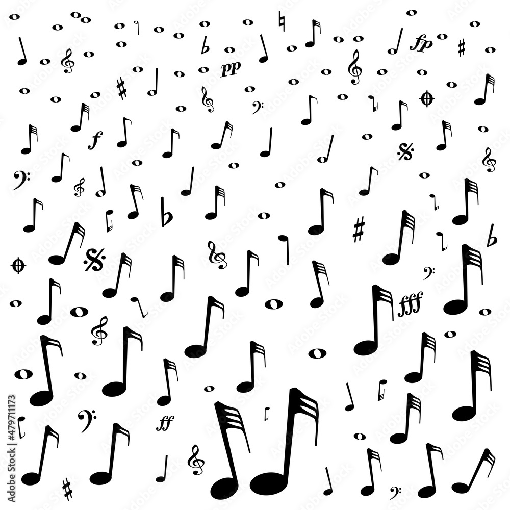 Musical Notations Background